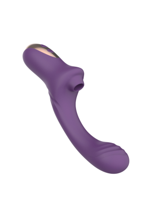 Wibrator punktu G z dodatkową funkcją ssania