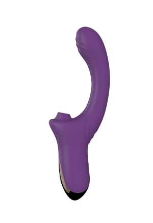 Wibrator punktu G z dodatkową funkcją ssania