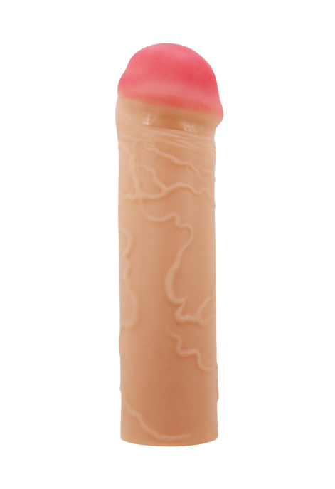 Wydłużająca nakładka na penisa z realistycznego materiału