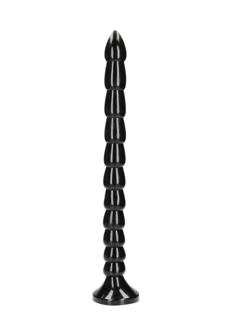 Analne dildo wykonane z elastycznego silikonu, do stopniowej eksploracji - 43,5 cm