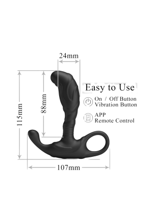 Inteligentny wibrator do noszenia sterowany aplikacją