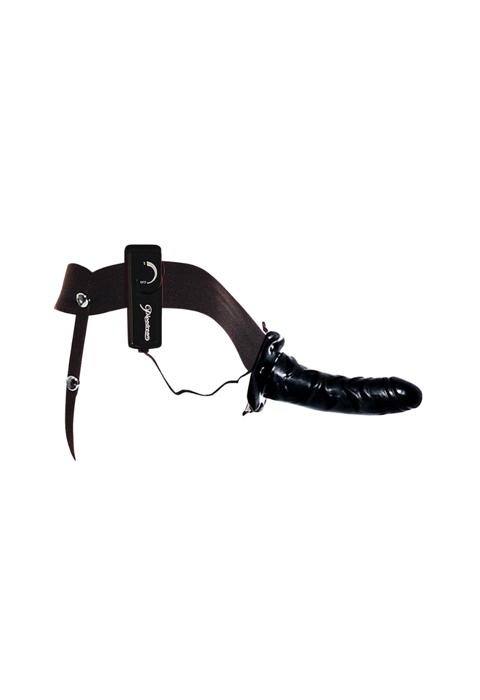 Wibrujący  strap-on z regulowaną uprzężą