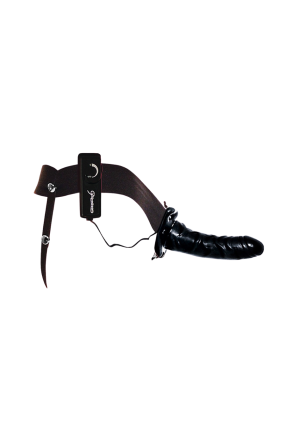 Wibrujący  strap-on z regulowaną uprzężą