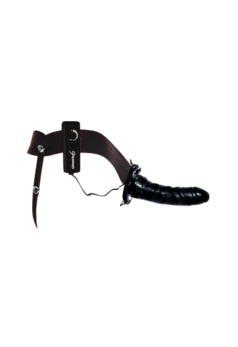 Wibrujący  strap-on z regulowaną uprzężą