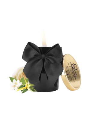 Świeca do masażu z afrodyzjakami - róża, jaśmin Bijoux Indiscrets