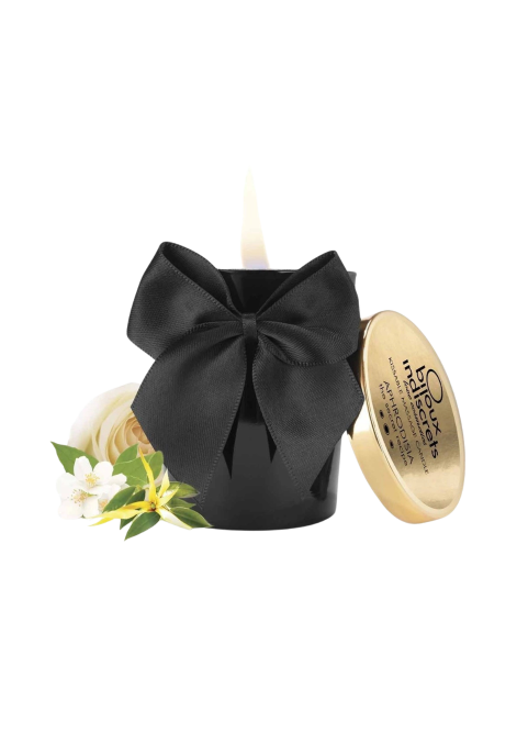 Świeca do masażu z afrodyzjakami - róża, jaśmin Bijoux Indiscrets