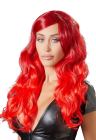 Czerwona peruka - długie fale 63 cm