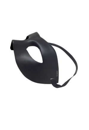 Maska karnawałowa wykonana z miękkiej ekoskóry