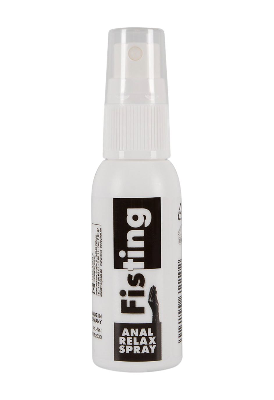 Relaksujący, chłodzący fistingowy spray do odbytu, 30 ml