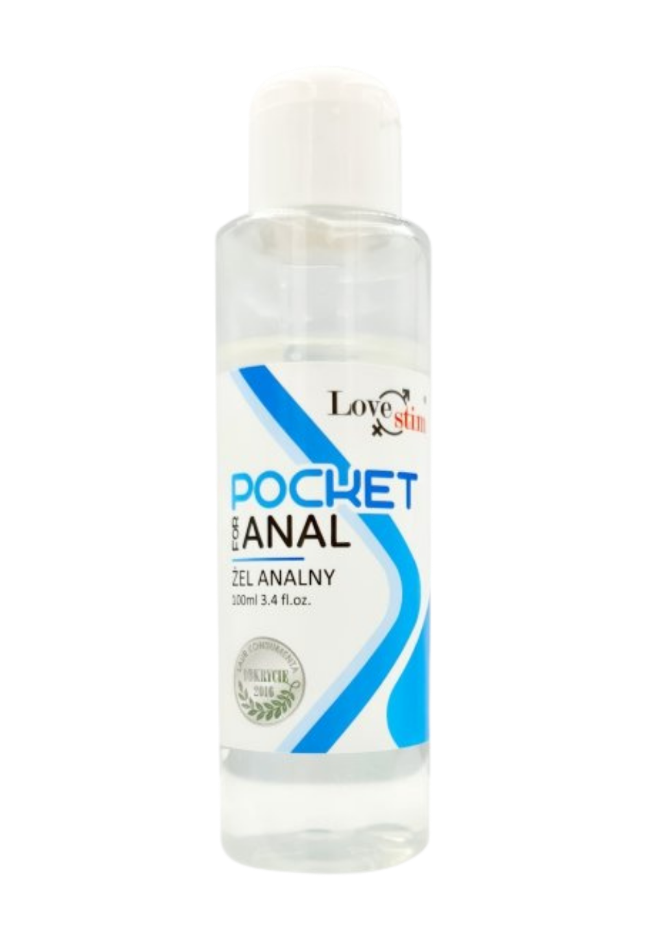 Kieszonkowy żel analny na bazie wody, 100ml