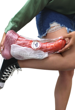 Duże, realistyczne dildo z funkcją wytrysku - 35 cm