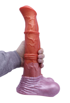 Duże, realistyczne dildo z funkcją wytrysku - 35 cm