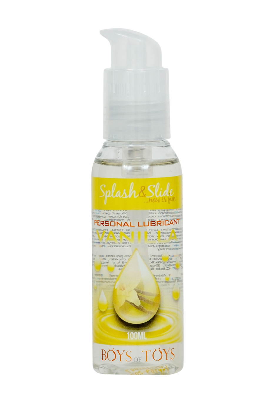 Waniliowy jadalny żel nawilżający na bazie wody, 100 ml