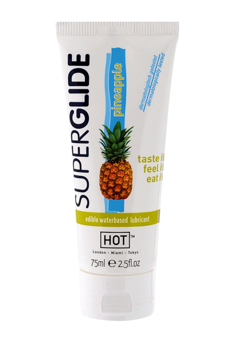 Jadalny lubrykant na bazie wody o zapachu ananasa, 75ml