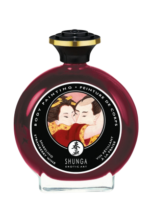 Jadalna farbka do malowania ciała - wino truskawkowe