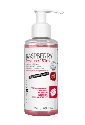 Raspberry Tasty Lube - Lubrykant smakowy malinowy, orgazmowy, 150ml