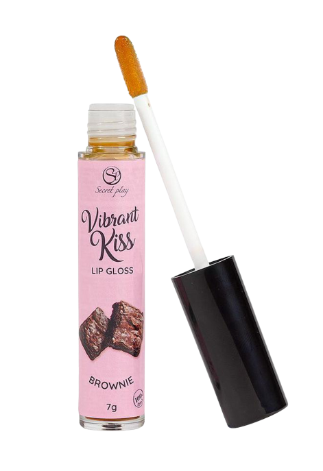 Błyszczyk do ust o smaku brownie z efektem wibracji