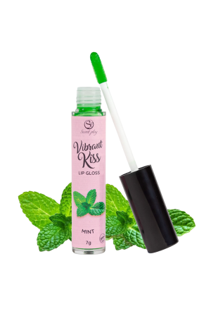 Miętowy błyszczyk do ust z efektem wibracji