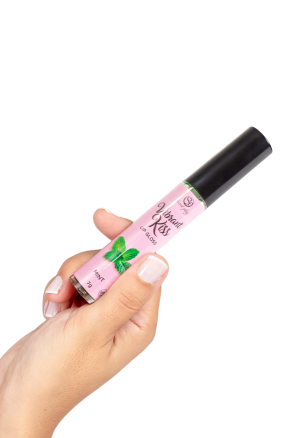 Miętowy błyszczyk do ust z efektem wibracji