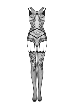 Pikantny bodystocking z seksownymi paseczkami