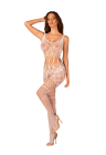Śnieżnobiałe bodystocking z przepięknymi wycięciami