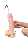 Super realistyczne dildo z funkcją wytrysku - 23,5 cm