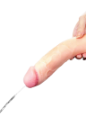 Super realistyczne dildo z funkcją wytrysku - 23,5 cm