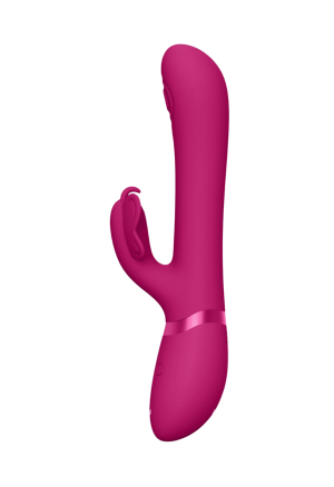 Nowoczesny wibrator króliczek z wymiennymi nakładkami do stymulacji łechtaczki