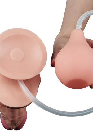 Realistyczne dildo z funkcją wytrysku i przyssawką