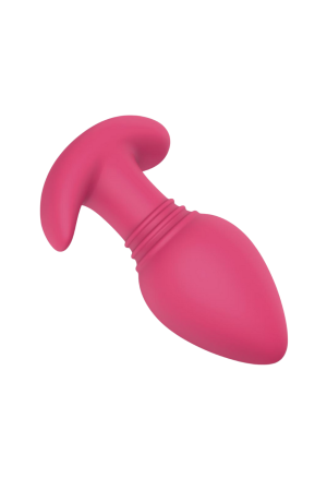 Silikonowy, wibrujący korek analny sterowany aplikacją