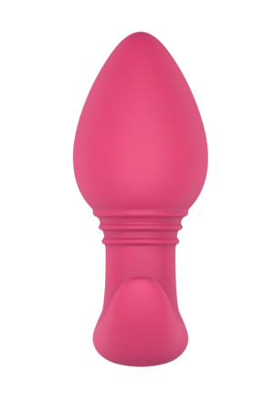 Silikonowy, wibrujący korek analny sterowany aplikacją