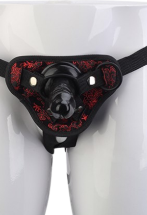 Komfortowa uprząż z odpinanym dildo