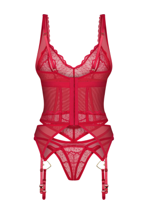 Dwuczęściowy komplet podkreślający kształty