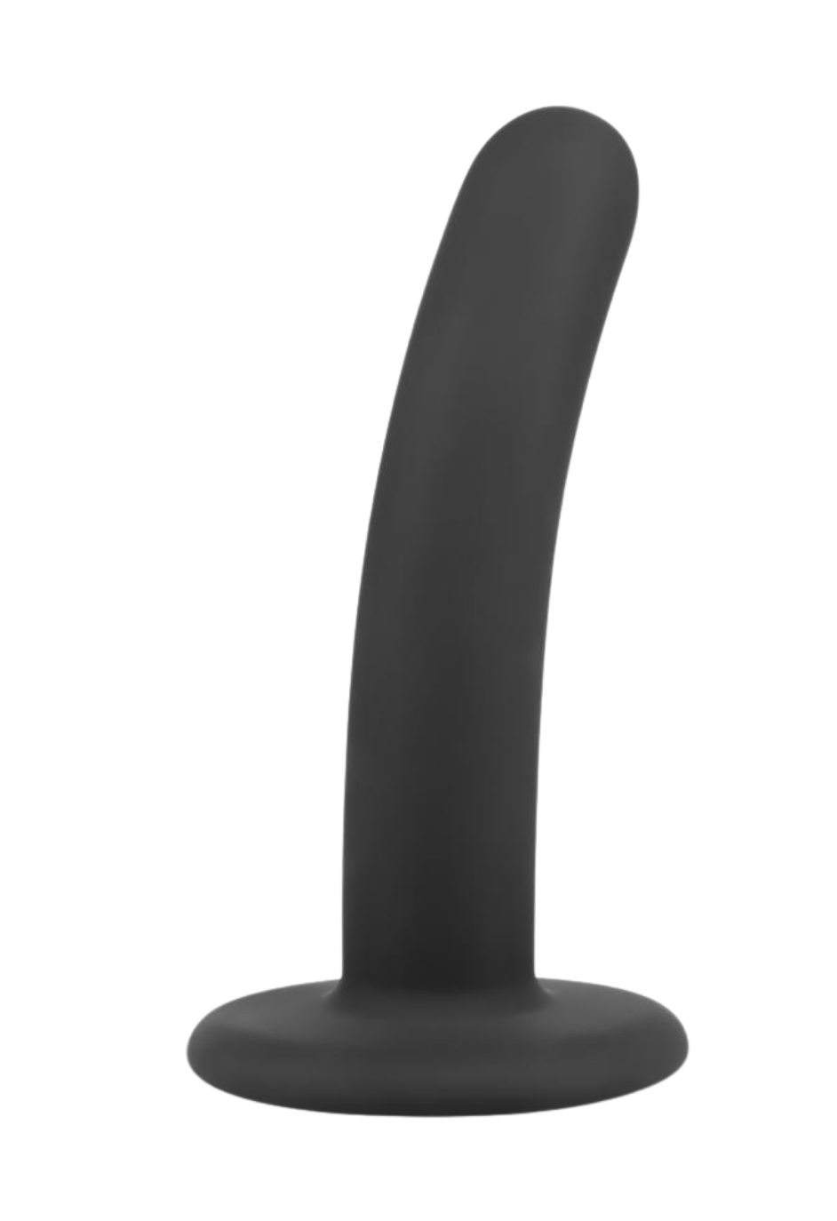 Zakrzywione dildo do stymulacji punktu G z jedwabiście gładkiego silikonu medycznego - 13,5 cm