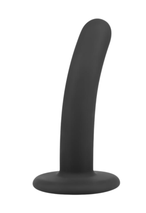Zakrzywione dildo do stymulacji punktu G z jedwabiście gładkiego silikonu medycznego - 13,5 cm