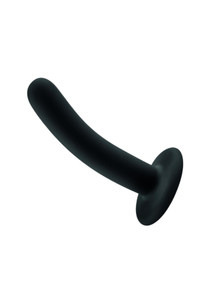 Zakrzywione dildo do stymulacji punktu G z jedwabiście gładkiego silikonu medycznego - 13,5 cm
