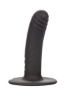 Silikonowe dildo z przyssawką z fakturą stymulującą - 12 cm