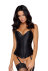 Klasyczny gorset z delikatnie połyskującego materiału