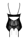 Zmysłowy gorset z oryginalnym dekoltem