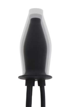 Nadmuchiwany silikonowy plug analny z funkcją nawilżania