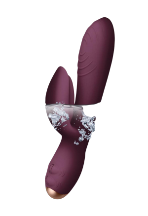 Wibrator do stymulacji punktu G i łechtaczki z podwójnym silnikiem