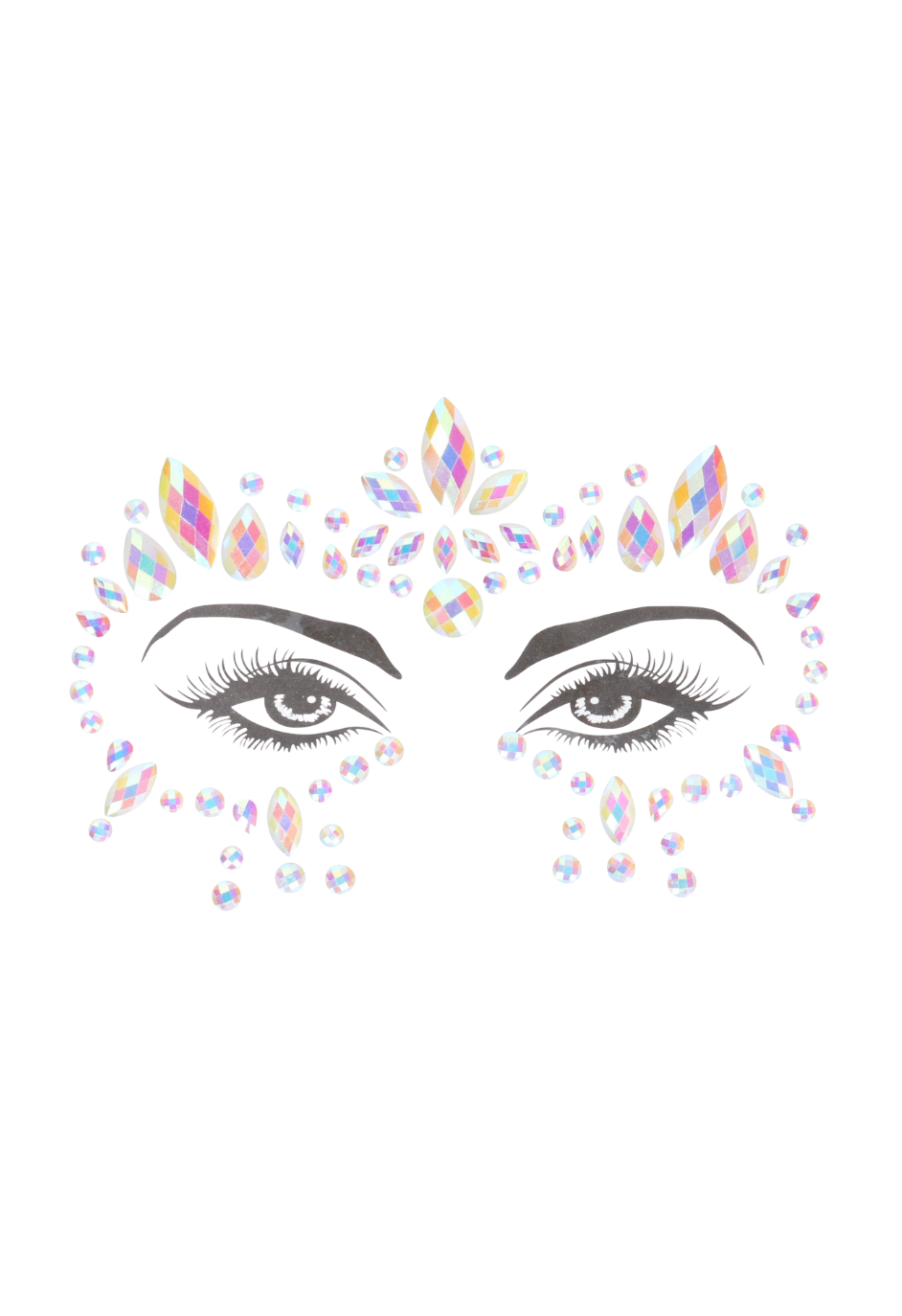 Ozdobne i świecące w ciemnościach naklejki na ciało