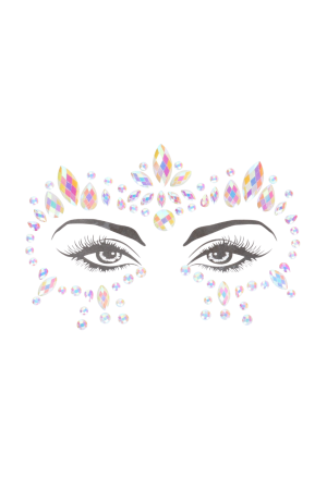 Ozdobne i świecące w ciemnościach naklejki na ciało