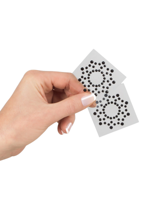 Biżuteryjne naklejki na sutki