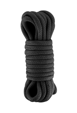 Bawełniana lina bondage do Shibari – 5 metrów, czarna