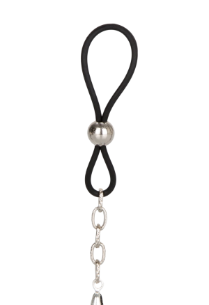 Delikatne, regulowane zaciski na sutki z czarnym kamykiem