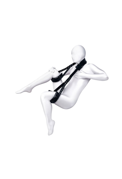 Regulowany pas do unieruchamiania nóg z poduszką na kark