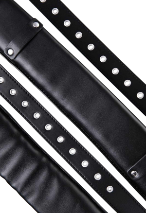 Regulowany pas do unieruchamiania nóg z poduszką na kark