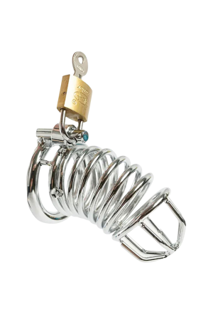 Stalowa klatka na penisa z...