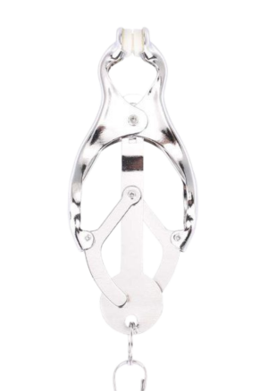 Zaciski na sutki ze srebrnymi kulkami